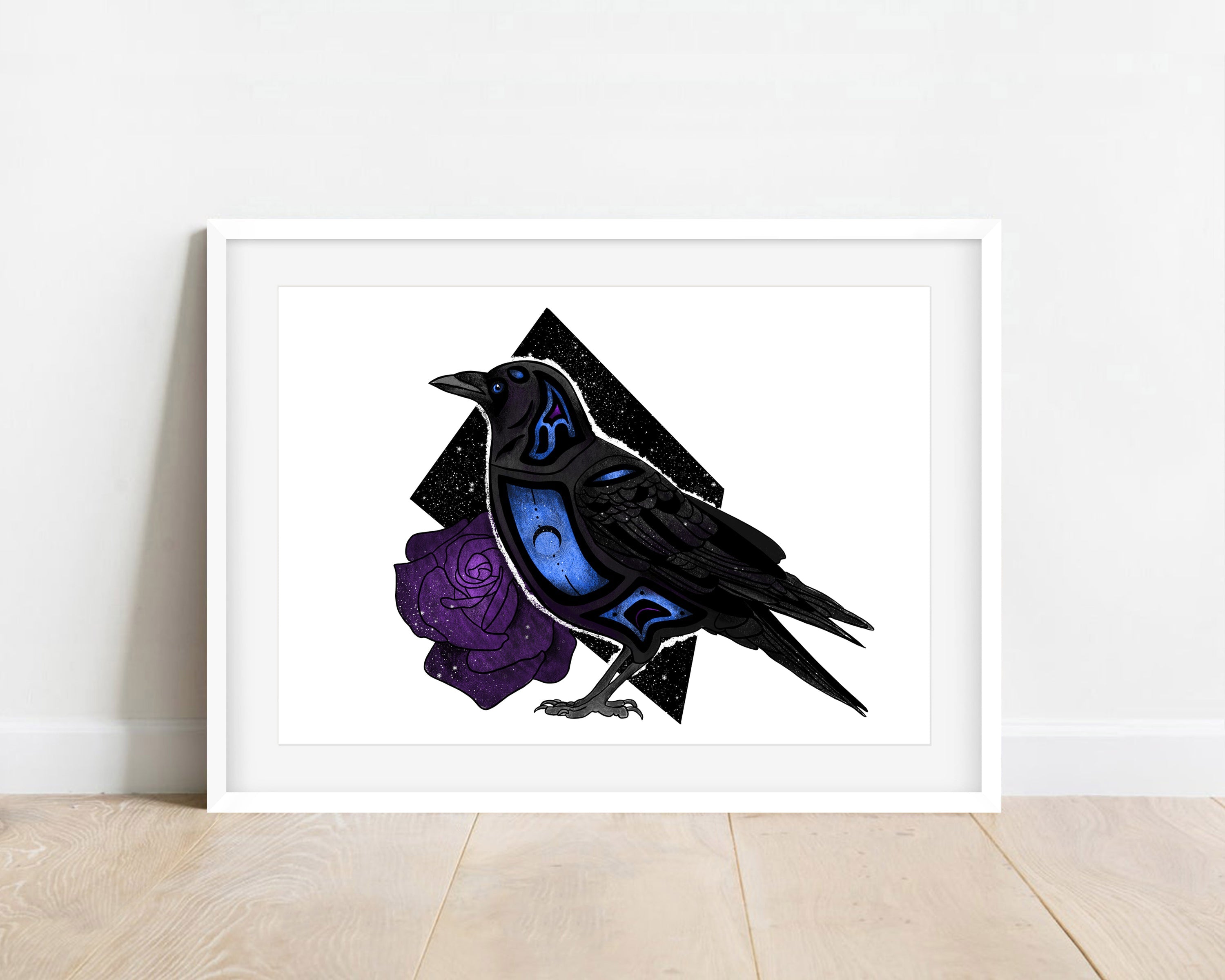 Raven Art Print - Clyde, 2021