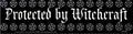 Protected By Witchcraft bumper sticker