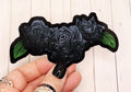 Black and Gray Rose Sticker