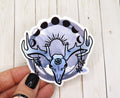 Mystical Stag Skull Sticker