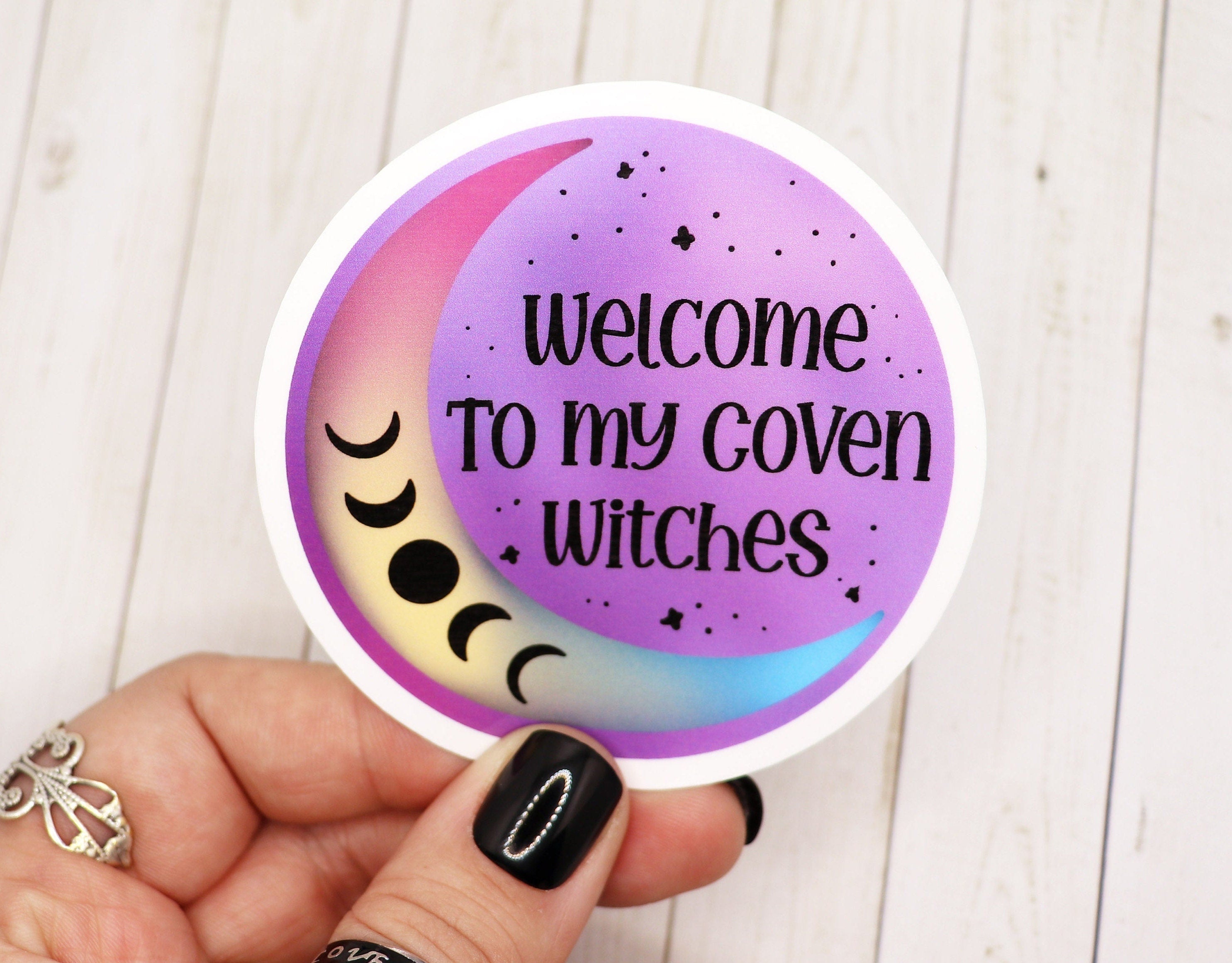 Welcome to My Coven Witches Vinyl Sticker