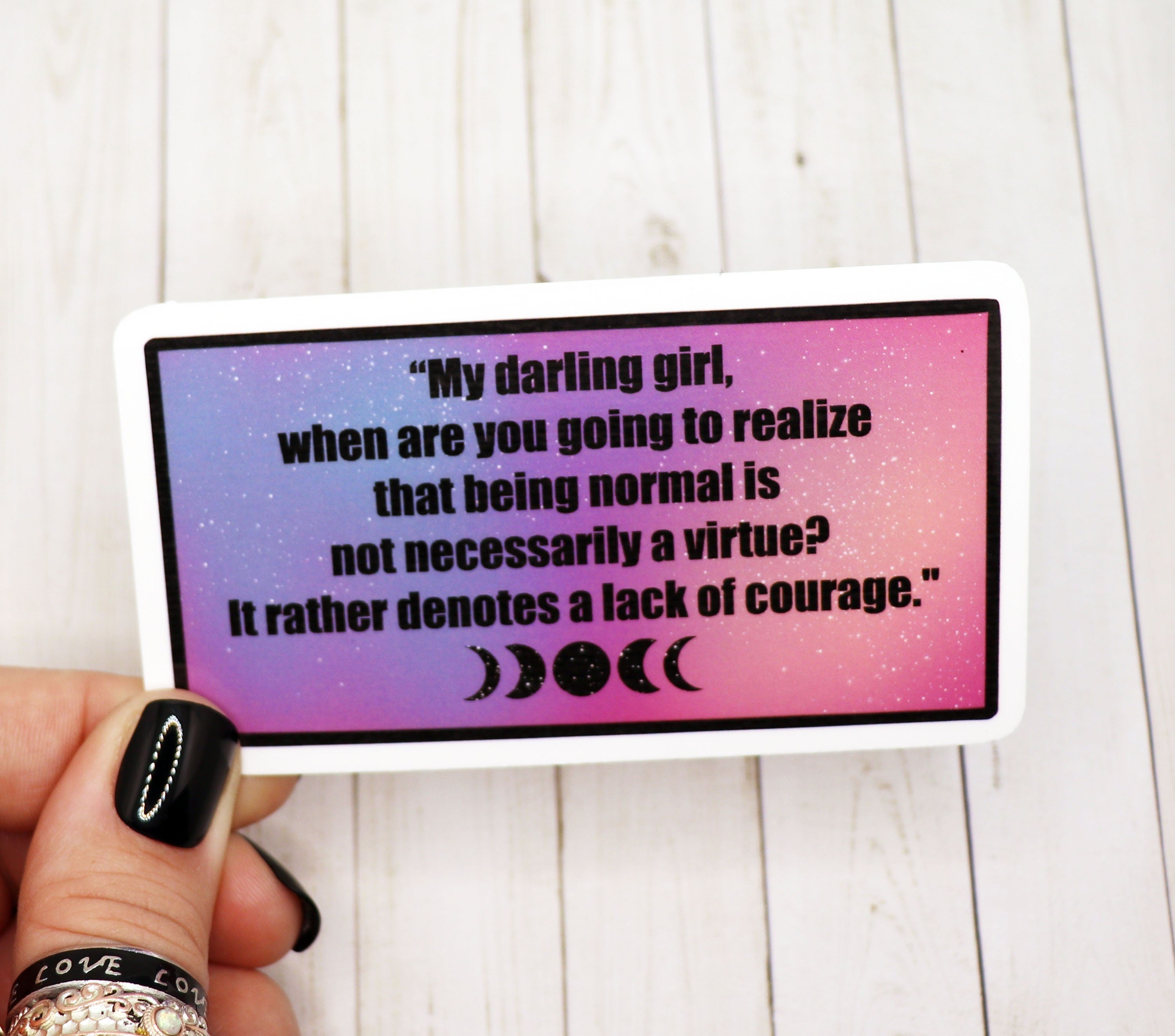 Practical Magic Quote Vinyl Sticker