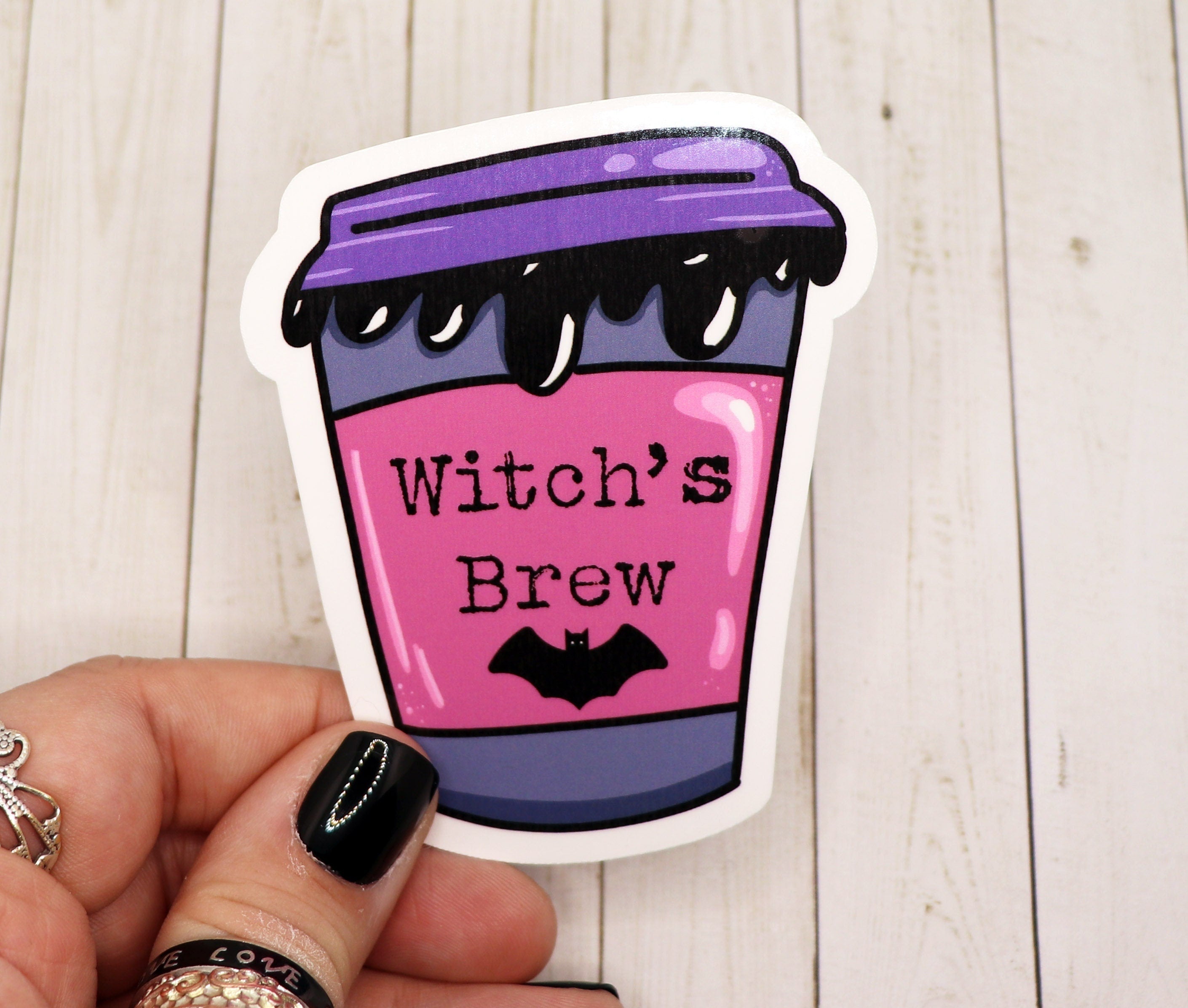 Witch's Brew Coffee Sticker