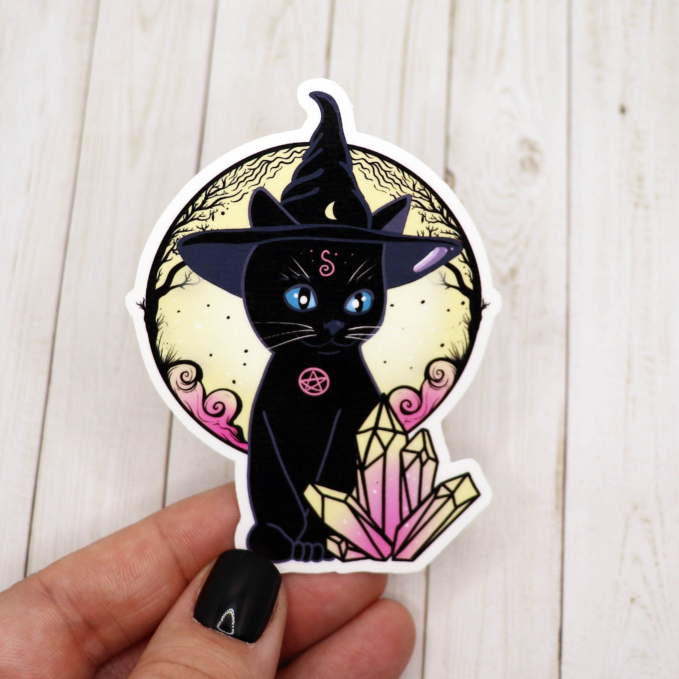Witch Cat Sticker