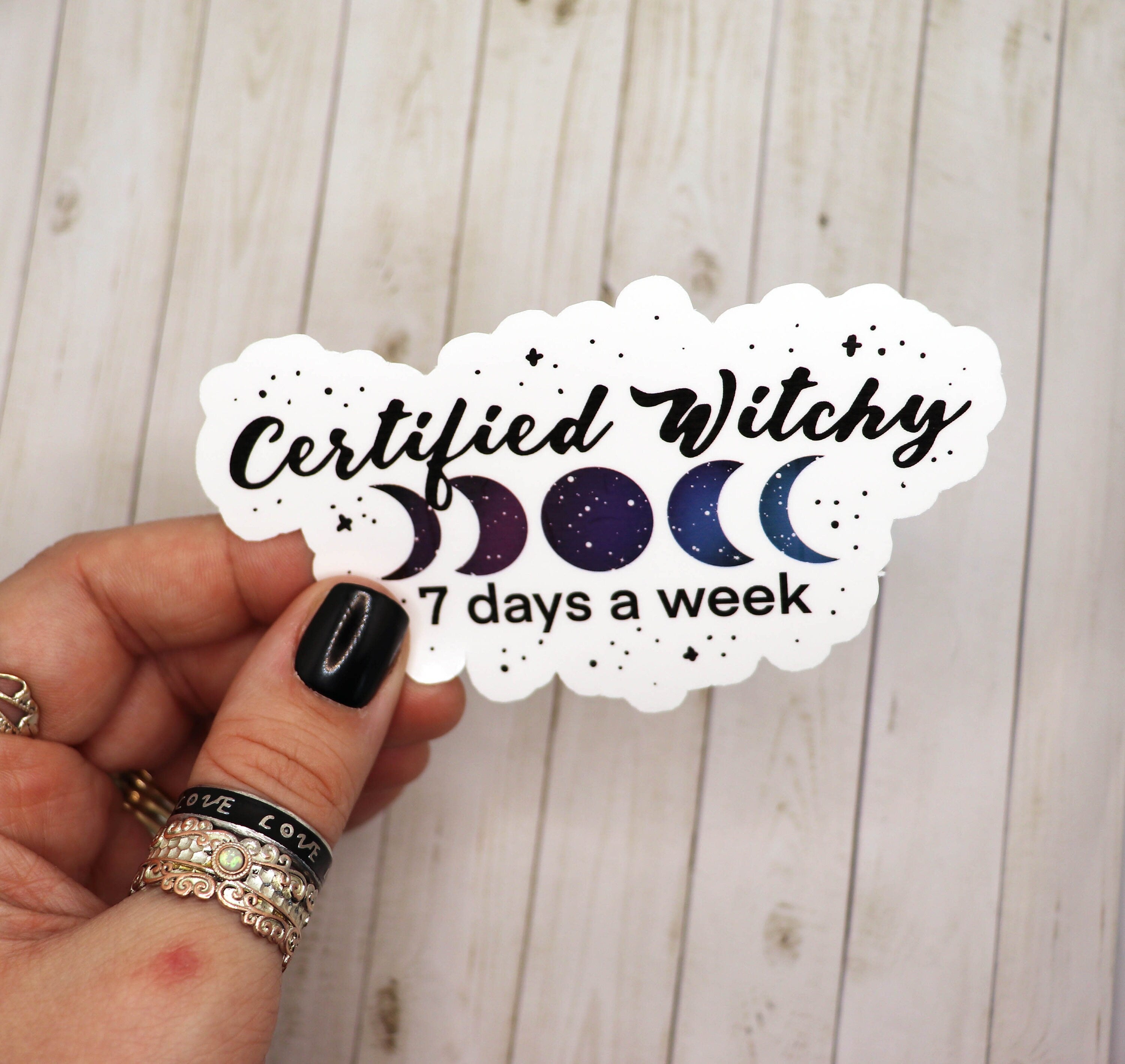 Certified Witchy 7 Days a Week Vinyl Sticker