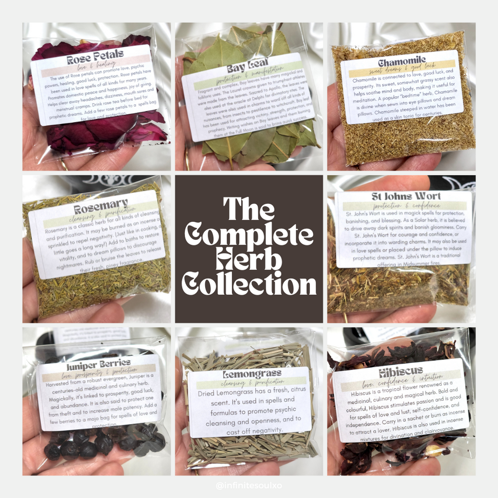 The Complete Herb Collection | Witchcraft Herbs